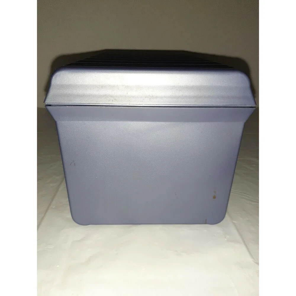 Vintage Sassaby Purple Small Makeup Carrying Case Organizer With Mirror & Tray